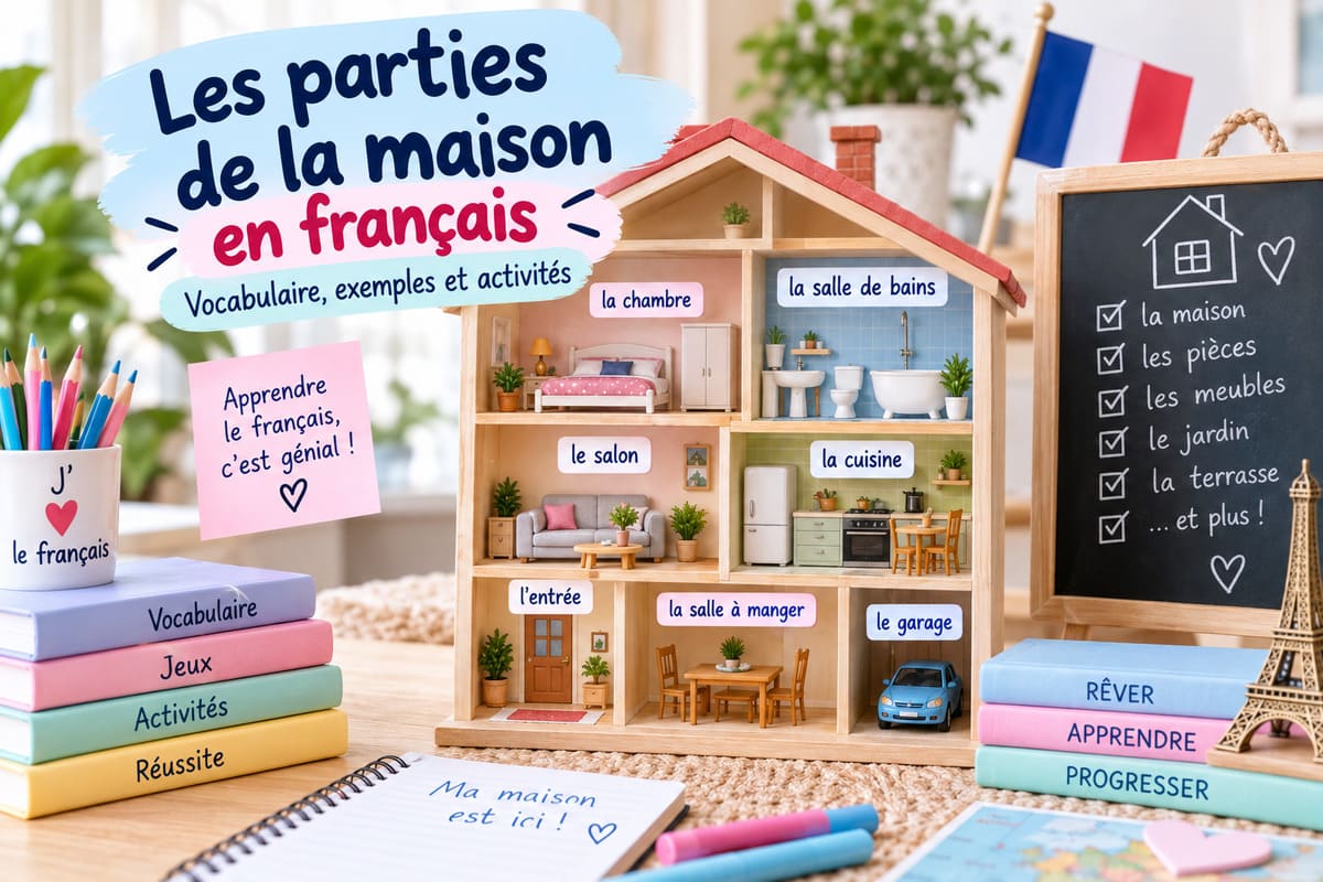 partes de la casa en francés