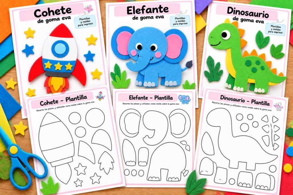 plantillas de goma eva