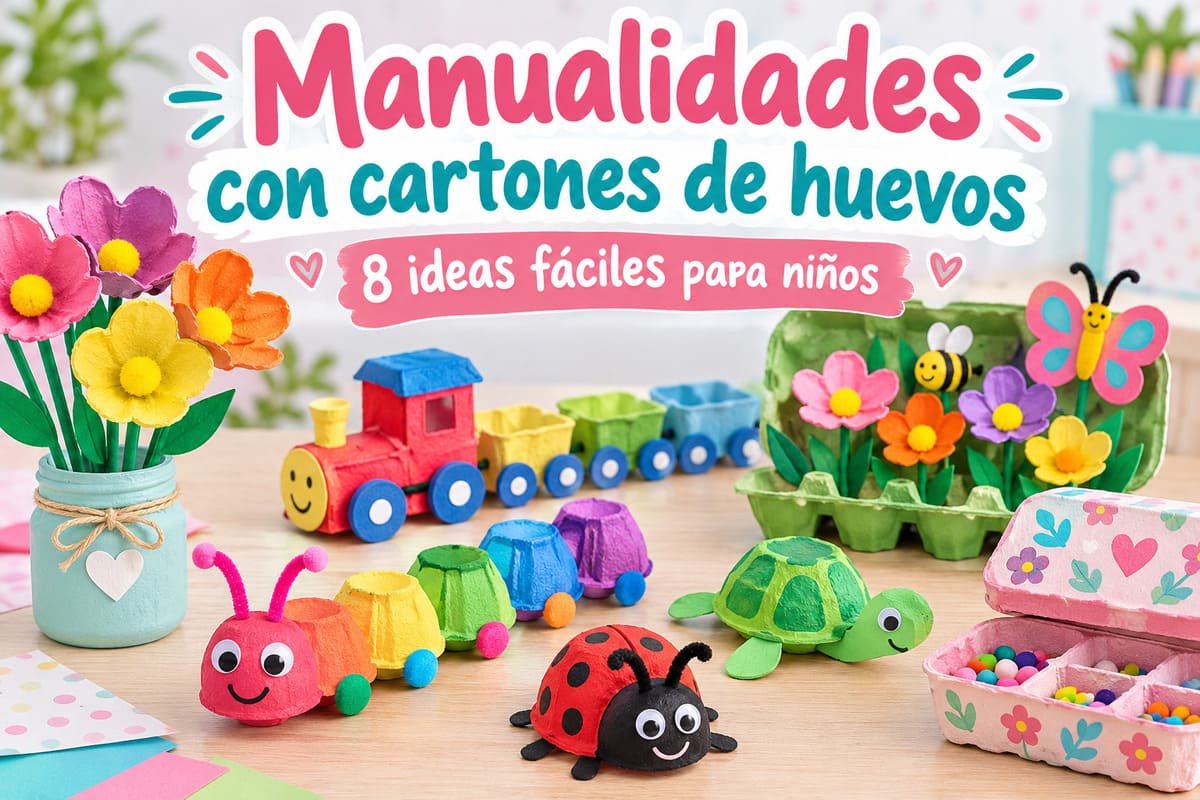 manualidades con cartones de huevos