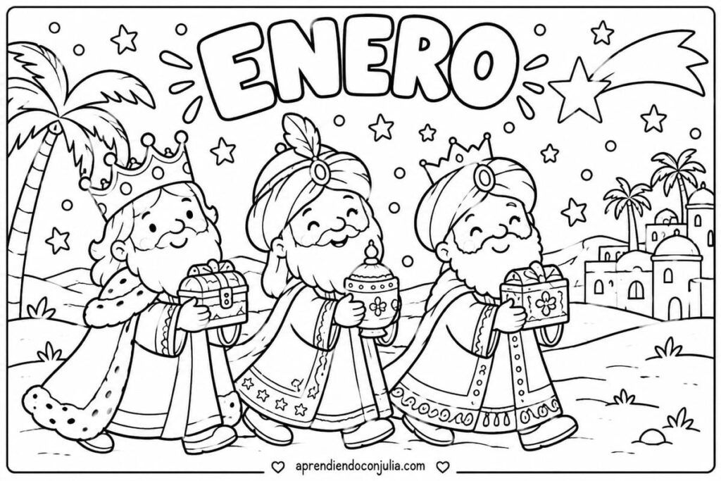 Reyes Magos en enero