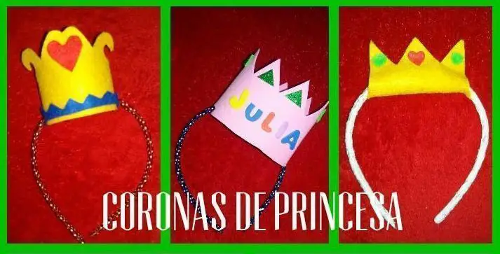 Tutorial: Corona de Princesa con fieltro o goma eva. ¿Cómo se hace? #Retoinfantil