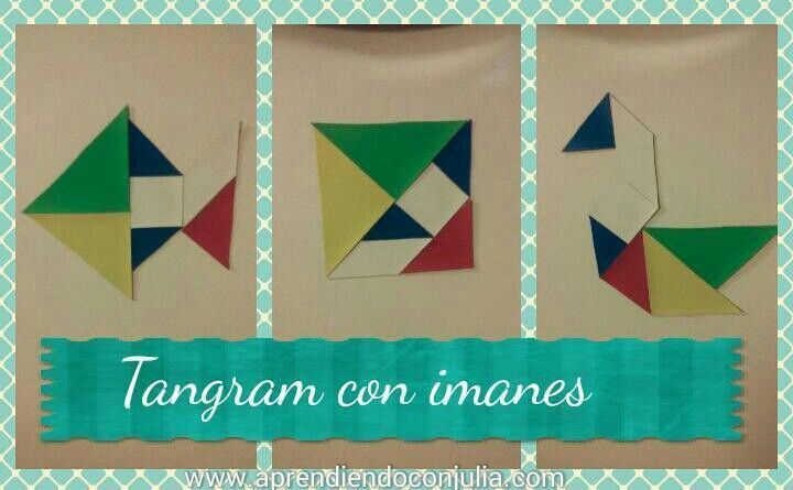 Hacemos un tangram con imanes ¿Conoces sus beneficios?