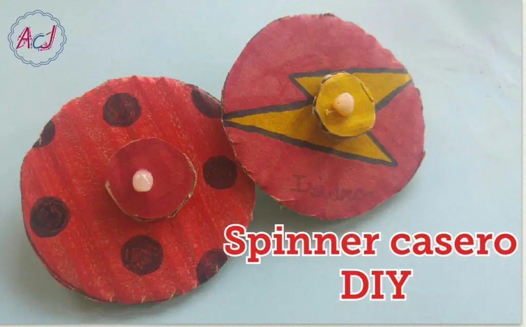 Spinner casero de cartón (Manualidad para niños – DIY infantil)