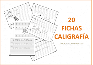 20 Fichas de caligrafía para imprimir - Aprendiendo con Julia
