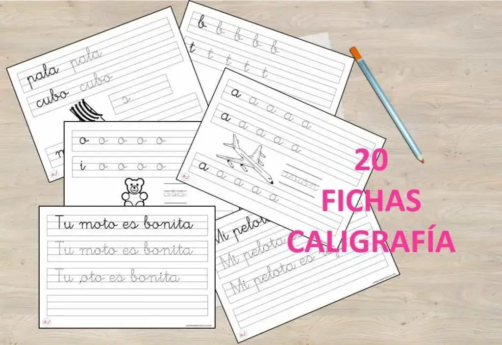 Aprender a escribir cursiva: Cuaderno de caligrafía para niños| Letras,  Números,Formas,Palabras,Frases|Libro de actividades para niños y niñas