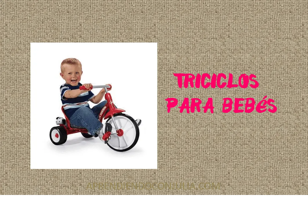 Beneficios de usar triciclos en bebés