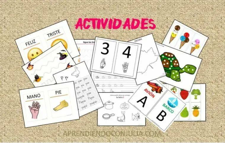 Libro de actividades preescolares para niños de 3 a 5 años: 34  juegos para aprender letras, números, colores, formas y mucho más