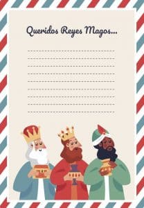CARTAS A LOS REYES MAGOS PARA IMPRIMIR