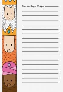 CARTAS A LOS REYES MAGOS PARA IMPRIMIR