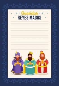 CARTAS A LOS REYES MAGOS PARA IMPRIMIR