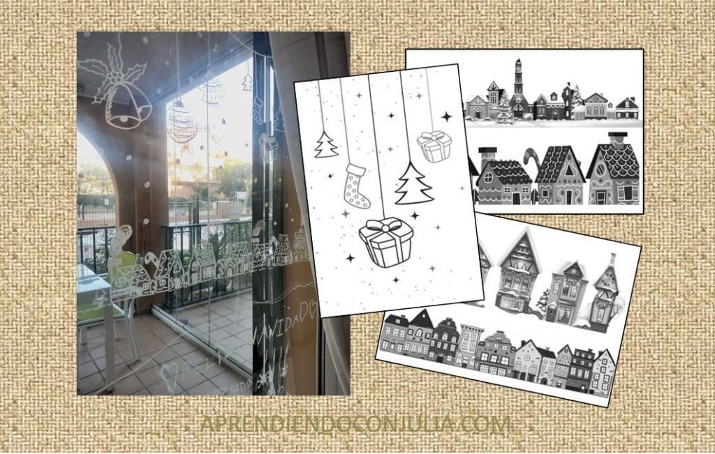 Pegatinas De Navidad Para Ventanas - 9 Hojas Con Motivos Infantiles, PVC Reutilizable, Fácil De Colocar