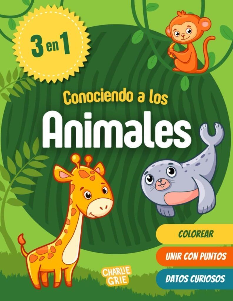 libro colorear animales