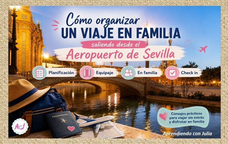 organizar viajes en familia desde el aeropuerto de Sevilla