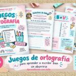 cuaderno de ortografía con juegos para imprimir