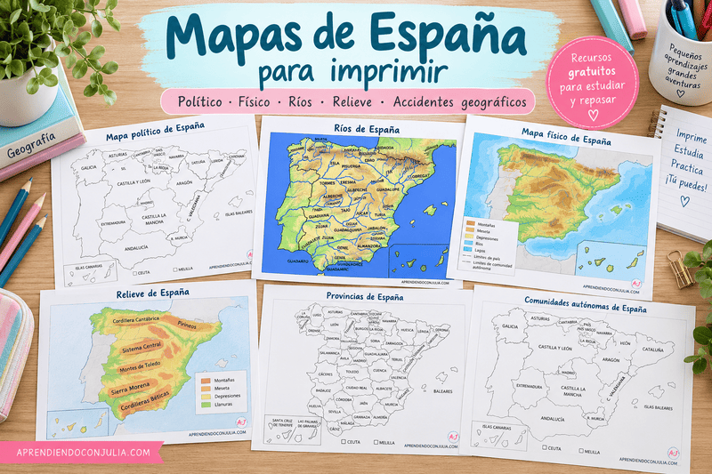 mapas-de-España-para-imprimir-físico-político-relieve-ríos