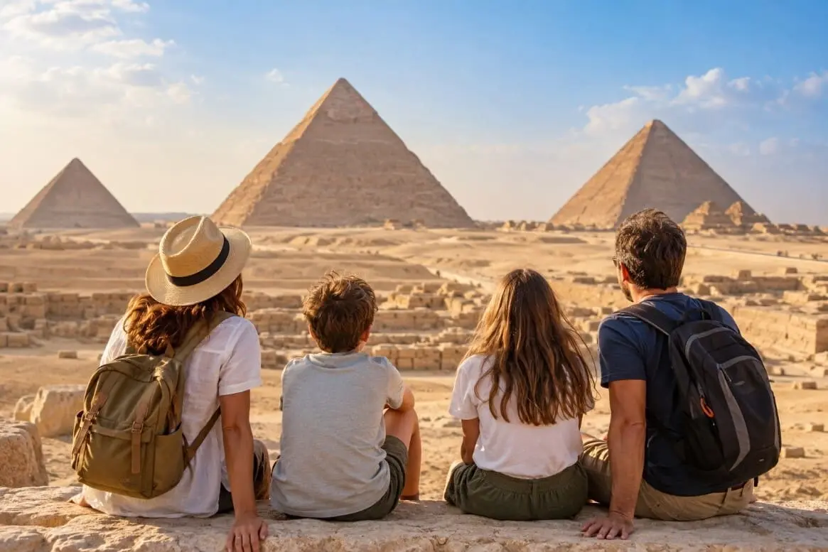 Viajar a Egipto con niños